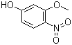 3-甲氧基-4-硝基苯酚分子结构 (CAS 16292-95-8)