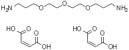 3,3'-[Oxybis(2,1-ethanediyloxy)]bis-1-propanamine (2Z)-2-butenedioate (1:2) molecular structure (CAS 1629579-82-3)