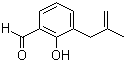 2-Hydroxy-3-(2-methyl-2-propenyl)benzaldehyde molecular structure (CAS 162971-77-9)