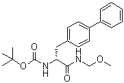 (R)-[1-([1,1'-Biphenyl]-4-ylmethyl)-2-(methoxymethylamino)-2-oxoethyl]carbamic acid 1,1-dimethylethyl ester molecular structure (CAS 162972-36-3)