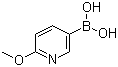 2-Methoxy-5-pyridineboronic acid molecular structure (CAS 163105-89-3)