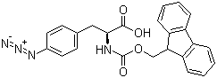 Fmoc-L-4-azidophenylalanine molecular structure (CAS 163217-43-4)