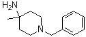 1-Benzyl-4-methyl-4-piperidinamine molecular structure (CAS 163271-06-5)