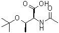 structure of CAS# 163277-80-3, N-Acetyl-O-(1,1-dimethylethyl)-L-threonine