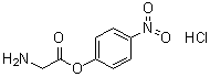 Glycine p-nitrophenyl ester hydrochloride molecular structure (CAS 16336-29-1)
