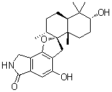 结构式 CAS# 163391-76-2, Stachybotrylactam