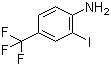 4-Amino-3-iodobenzotrifluoride molecular structure (CAS 163444-17-5)
