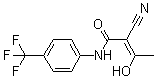 Teriflunomide molecular structure (CAS 163451-81-8)