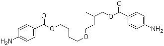 Poly(tetramethylene-3-methyltetramethylene ether)glycol bis(4-aminobenzoate) molecular structure (CAS 163578-99-2)