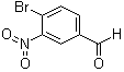 4-Bromo-3-nitrobenzaldehyde molecular structure (CAS 163596-75-6)