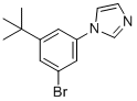 结构式 CAS# 1636130-32-9, 1-(3-溴-5-(叔-丁基)苯基)-1H-咪唑