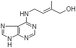 结构式 CAS# 1637-39-4, 玉米素; 6-反式-4-羟基-3-甲基-丁-2-烯基氨基嘌呤
