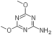 structure of CAS# 16370-63-1, 4,6-Dimethoxy-1,3,5-triazin-2-amine