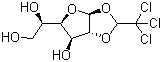 1,2-O-[(1S)-2,2,2-Trichloroethylidene]-alpha-D-glucofuranose molecular structure (CAS 16376-36-6)