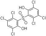 2,2'-Sulfonylbis(3,4,6-trichlorophenol) molecular structure (CAS 1638-41-1)