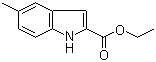 structure of CAS# 16382-15-3, Ethyl 5-methylindole-2-carboxylate;5-Methyl-1H-indole-2-carboxylic acid ethyl ester