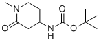 N-(1-methyl-2-oxo-4-piperidinyl)-Carbamic acid 1,1-dimethylethyl ester molecular structure (CAS 1638767-22-2)