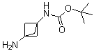 结构式 CAS# 1638767-25-5, N-(3-氨基双环[1.1.1]戊烷-1-基)氨基甲酸叔丁酯