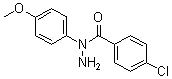 N-(4-Chlorobenzoyl)-N-(4-methoxyphenyl)hydrazine molecular structure (CAS 16390-07-1)