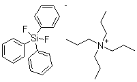 structure of CAS# 163931-61-1, Tetrabutylammonium difluorotriphenylsilicate