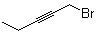 structure of CAS# 16400-32-1, 1-Bromo-2-pentyne;2-Pentyn-1-yl bromide; 2-Pentynyl bromide