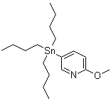 structure of CAS# 164014-93-1, 2-Methoxy-5-(tributylstannyl)pyridine