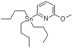 6-Methoxy-2-(tributylstannyl)pyridine molecular structure (CAS 164014-94-2)