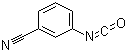 结构式 CAS# 16413-26-6, 异氰酸间氰基苯酯; 3-氰基异氰酸苯酯