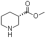 结构式 CAS# 164323-85-7, (R)-哌啶-3-甲酸甲酯