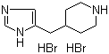 structure of CAS# 164391-47-3, Immepip hydrobromide;4-(1H-Imidazol-5-ylmethyl)piperidine hydrobromide