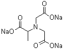 N,N-Bis(carboxymethyl)alanine trisodium salt molecular structure (CAS 164462-16-2)
