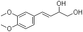 4-(3,4-Dimethoxyphenyl)-3-butene-1,2-diol molecular structure (CAS 164661-12-5)