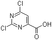 2,6-Dichloropyrimidine-4-carboxylic acid molecular structure (CAS 16492-28-7)
