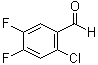2-Chloro-4,5-difluorobenzaldehyde molecular structure (CAS 165047-23-4)