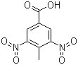 structure of CAS# 16533-71-4, 3,5-Dinitro-4-methylbenzoic acid;3,5-Dinitro-4-toluic acid