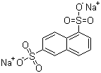 1,6-萘二磺酸钠分子结构 (CAS 1655-43-2)