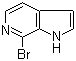 structure of CAS# 165669-35-2, 7-Bromo-1H-pyrrolo[2,3-c]pyridine