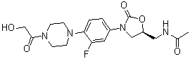 Eperezolid molecular structure (CAS 165800-04-4)