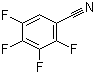 structure of CAS# 16582-93-7, 2,3,4,5-Tetrafluorobenzonitrile