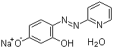 结构式 CAS# 16593-81-0, 4-(2-吡啶偶氮)间苯二酚单钠盐水合物