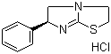 structure of CAS# 16595-80-5, Levamisole hydrochloride;(-)-2,3,5,6-Tetrahydro-6-phenylimidazo[2,1-b]thiazole hydrochloride
