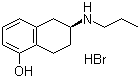 (6S)-(-)-5-Hydroxy-N-propyl-2-aminotetralin hydrobromide molecular structure (CAS 165950-84-5)