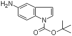 structure of CAS# 166104-20-7, 1-Boc-5-aminoindole;5-Amino-indole-1-carboxylic acid tert-butyl ester