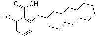 Hydroginkgolic acid molecular structure (CAS 16611-84-0)
