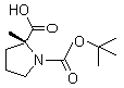 (2R)-2-Methyl-1,2-pyrrolidinedicarboxylic acid 1-(1,1-dimethylethyl) ester molecular structure (CAS 166170-15-6)