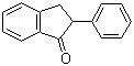 structure of CAS# 16619-12-8, 2-Phenyl-1-indanone;2,3-Dihydro-2-phenyl-1H-inden-1-one