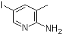 5-Iodo-3-methyl-2-pyridinamine molecular structure (CAS 166266-19-9)