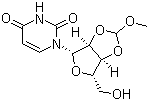 2',3'-O-(甲氧基亚甲基)尿苷分子结构 (CAS 16628-81-2)