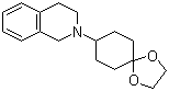 2-(1,4-Dioxaspiro[4.5]dec-8-yl)-1,2,3,4-tetrahydroisoquinoline molecular structure (CAS 166398-22-7)