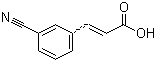 结构式 CAS# 16642-93-6, 3-氰基肉桂酸; 间氰基肉桂酸